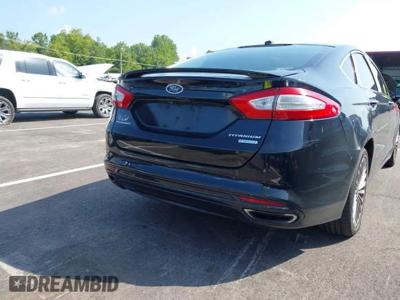 2016 Ford Fusion Titanium with VIN 3FA6P0K90GR333848, listed as a IAAI auction lot 42728138 with 147,864 mi miles and . Bid and sale history available at DreamBid. Image 4.