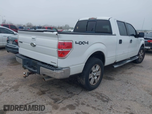 2009 Ford F-150 XL with VIN 1FTPW14V89FB30515, listed as a IAAI auction lot 41210636 with 220,187 mi miles. Bid and sale history available at carsss.com. Image 4.