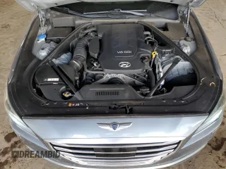 2015 Hyundai Genesis 3.8L with VIN KMHGN4JE0FU094296, listed as a Copart auction lot 51347655 with 89,840 mi miles and Salvage Title. Bid and sale history available at DreamBid. Image 11.