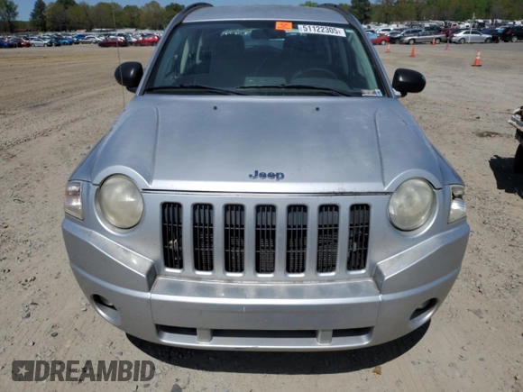 2007 Jeep Compass Sport with VIN 1J8FF47W87D205426, listed as a Copart auction lot 51122305 with 157,457 mi miles and Clean Title. Bid and sale history available at carsss.com. Image 5.