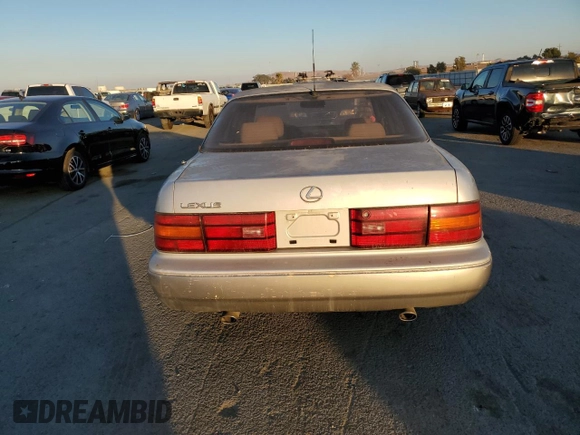 1991 Lexus LS z VIN JT8UF11E7M0085813, wystawiony jako Copart lot #80132324 z przebiegiem 150 417 mil mil oraz Czysty tytuł • Clean title. Historia ofert i sprzedaży dostępna na DreamBid. Obrazek 6.
