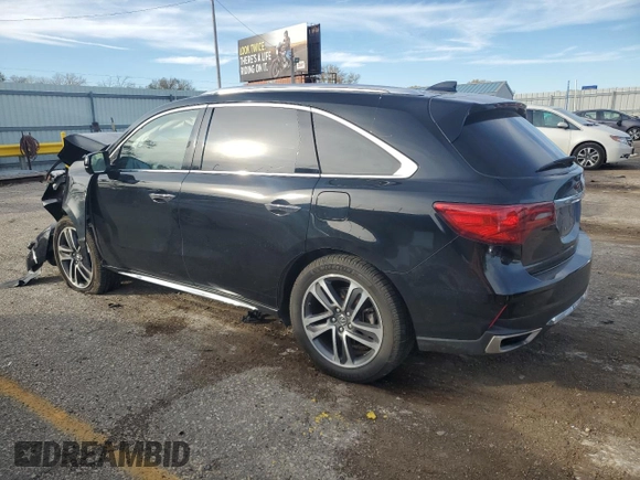2018 Acura MDX w/Advance/Entertainment Pkg with VIN 5J8YD4H94JL000960, listed as a Copart auction lot 80648594 with 0 mi miles and Salvage Title. Bid and sale history available at carsss.com. Image 2.
