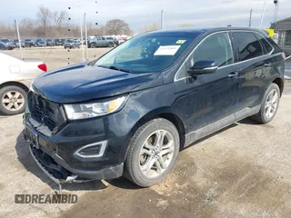 2017 Ford Edge Titanium with VIN 2FMPK4K99HBB57818, listed as a IAAI auction lot 42072809 with 113,124 mi miles. Bid and sale history available at carsss.com. Image 18.