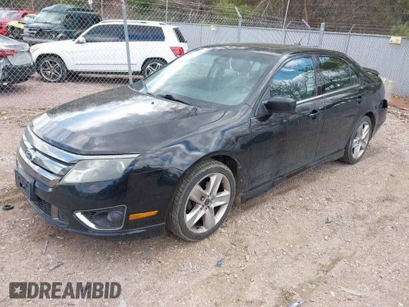 2012 Ford Fusion SPORT with VIN 3FAHP0KC9CR167621, listed as a IAAI auction lot 41872962 with 178,606 mi miles. Bid and sale history available at carsss.com. Image 2.