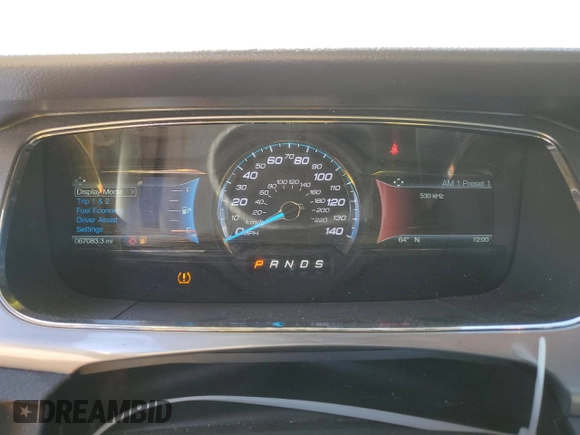 2019 Ford Taurus SEL with VIN 1FAHP2E83KG100019, listed as a Copart auction lot 58158304 with 67,083 mi miles and Salvage Title. Bid and sale history available at DreamBid. Image 9.