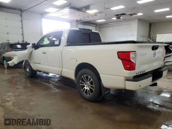 2020 Nissan Titan with VIN 1N6AA1CF2LN508840, listed as a Copart auction lot 75797304 with 99,834 mi miles and Salvage title. Bid and sale history available at DreamBid. Image 2.
