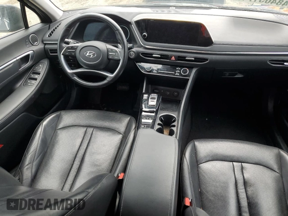 2020 Hyundai Sonata Hybrid Limited with VIN KMHL54JJXLA010557, listed as a Copart auction lot 48405174 with 0 mi miles and Salvage Title. Bid and sale history available at carsss.com. Image 8.