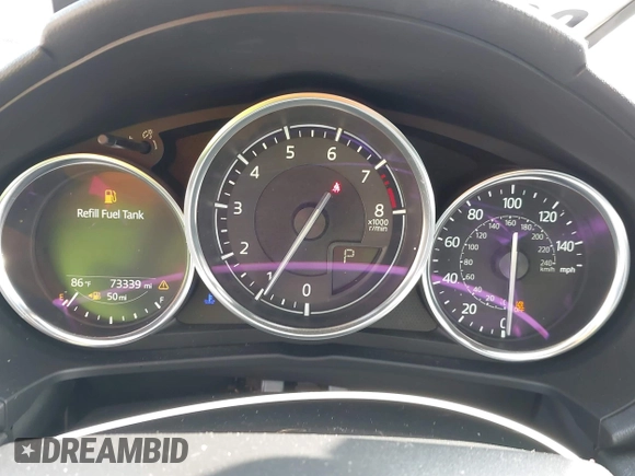 2020 Mazda MX-5 Miata Grand Touring с VIN JM1NDAM73L0414658, выставлен на аукционе IAAI как лот 42451595 с пробегом 73 339 миль миль и . История ставок и продаж доступна на DreamBid. Изображение 7.