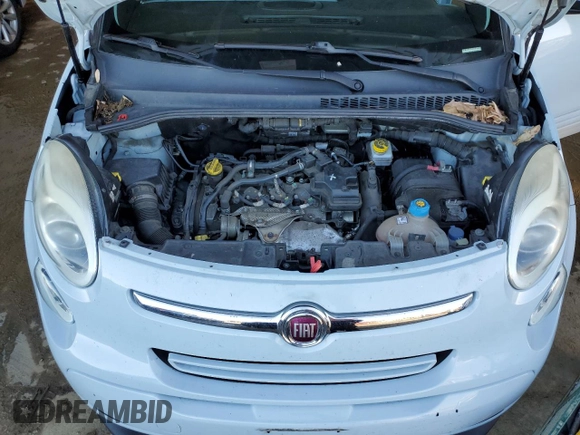 2014 FIAT 500L Easy with VIN ZFBCFABH7EZ020773, listed as a Copart auction lot 44234695 with 147,099 mi miles and Salvage Title. Bid and sale history available at DreamBid. Image 11.