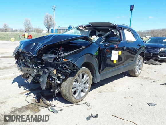 2024 Mazda CX-30 S Preferred with VIN 3MVDMBCM8RM622175, listed as a IAAI auction lot 41822197 with 26,366 mi miles and . Bid and sale history available at carsss.com. Image 2.