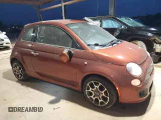 2014 FIAT 500 Sport with VIN 3C3CFFBR8ET291694, listed as a Copart auction lot 77889174 with 90,279 mi miles and Salvage Title. Bid and sale history available at carsss.com. Image 4.