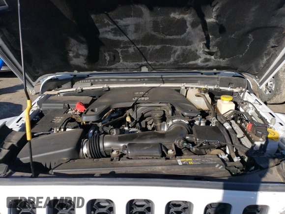 2020 Jeep Gladiator Rubicon with VIN 1C6JJTBG7LL152204, listed as a Copart auction lot 83525554 with 7,030 mi miles and Salvage title. Bid and sale history available at DreamBid. Image 14.