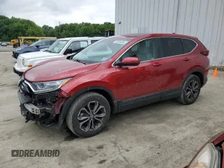 2021 Honda CR-V EX-L with VIN 7FARW2H89ME002739, listed as a Copart auction lot 58394405 with 27,404 mi miles and Salvage title. Bid and sale history available at DreamBid. Image 1.