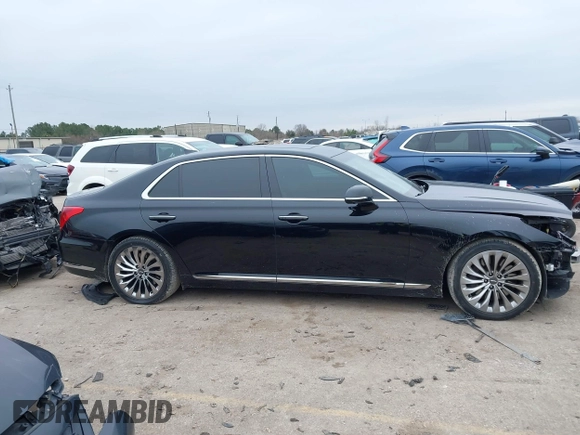 2017 Genesis G90 Premium with VIN KMHG34JA0HU025226, listed as a IAAI auction lot 41609402 with 61,230 mi miles and . Bid and sale history available at DreamBid. Image 14.
