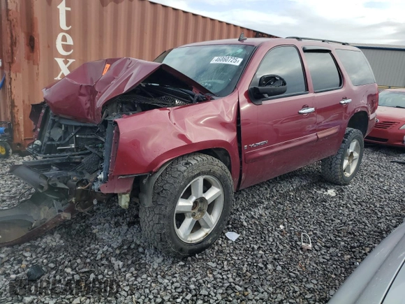 2007 GMC Yukon SLT with VIN 1GKFK13097R236775, listed as a Copart auction lot 46860725 with Not Provided miles and Salvage Title. Bid and sale history available at carsss.com. Image 1.