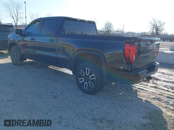 2021 GMC Sierra 1500 AT4 with VIN 1GTP9EEL1MZ429962, listed as a IAAI auction lot 41223344 with 1 mi miles. Bid and sale history available at carsss.com. Image 3.