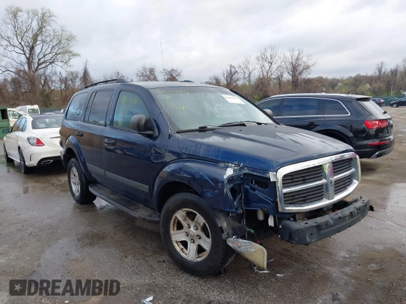 2006 Dodge Durango SLT with VIN 1D4HD48K86F118455, listed as a IAAI auction lot 41853179 with 300,481 mi miles and . Bid and sale history available at DreamBid. Image 1.
