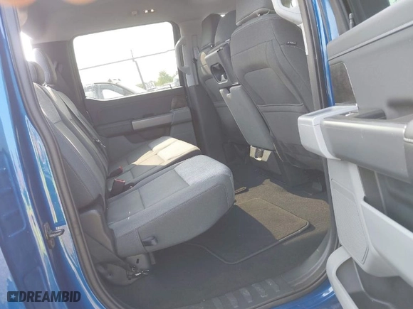2023 Ford F-150 XL with VIN 1FTEW1EP0PKF68652, listed as a IAAI auction lot 40108139 with 5,858 mi miles. Bid and sale history available at carsss.com. Image 8.