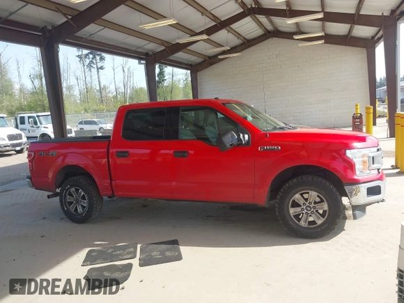 2018 Ford F-150 XL with VIN 1FTEW1EBXJKE16406, listed as a IAAI auction lot 42127221 with 97,408 mi miles. Bid and sale history available at carsss.com. Image 13.