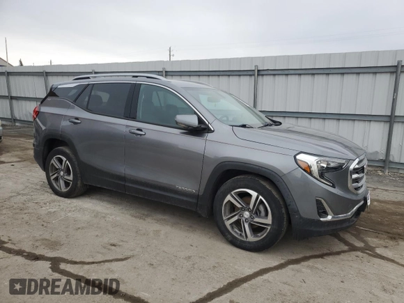 2018 GMC Terrain SLT with VIN 3GKALPEV3JL167177, listed as a Copart auction lot 47607845 with 112,222 mi miles and Salvage Title. Bid and sale history available at DreamBid. Image 4.