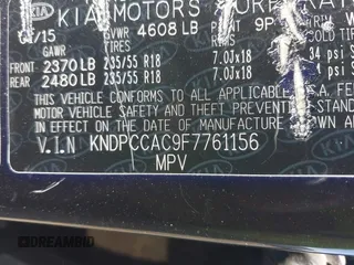2015 Kia Sportage EX z VIN KNDPCCAC9F7761156, wystawiony jako IAAI lot #42432960 z przebiegiem 135 829 mil mil oraz . Historia ofert i sprzedaży dostępna na DreamBid. Obrazek 9.