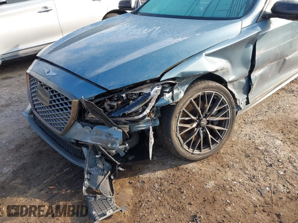 2018 Genesis G80 Sport z VIN KMHGN4JB7JU236576, wystawiony jako IAAI lot #41532947 z przebiegiem 124 083 mil mil oraz . Historia ofert i sprzedaży dostępna na DreamBid. Obrazek 6.