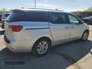 2016 Kia Sedona LX with VIN KNDMB5C11G6142216, listed as a Copart auction lot 55153245 with 124,767 mi miles and Clean Title. Bid and sale history available at DreamBid. Image 3.