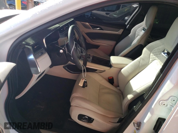 2022 Jaguar F-Pace SVR with VIN SADCZ2EEXNA694138, listed as a Copart auction lot 76778653 with 38,121 mi miles and . Bid and sale history available at DreamBid. Image 7.