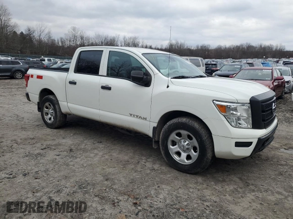 2021 Nissan Titan S with VIN 1N6AA1ECXMN503681, listed as a Copart auction lot 83552914 with 62,232 mi miles and Clean title. Bid and sale history available at DreamBid. Image 4.