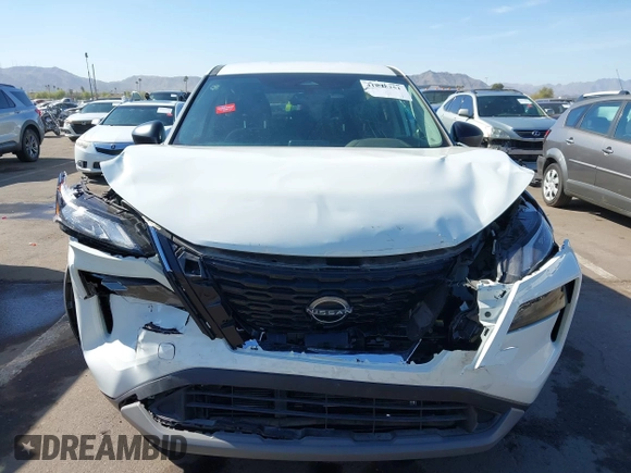 2023 Nissan Rogue S with VIN 5N1BT3AA8PC837043, listed as a IAAI auction lot 41848251 with 8,835 mi miles. Bid and sale history available at carsss.com. Image 12.