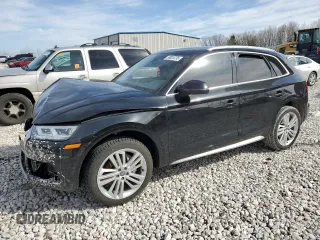 2018 Audi Q5 Premium Plus with VIN WA1BNAFY5J2168083, listed as a Copart auction lot 50024735 with 0 mi miles and Clean Title. Bid and sale history available at carsss.com. Image 1.