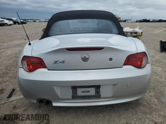 2007 BMW Z4 3.0i with VIN 4USBU33567LW73304, listed as a Copart auction lot 52391705 with 192,945 mi miles and Salvage title. Bid and sale history available at DreamBid. Image 6.