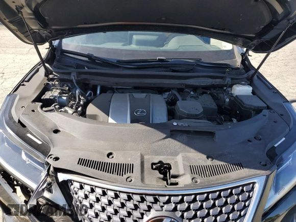 2021 Lexus RX 350 with VIN 2T2HZMDAXMC285929, listed as a Copart auction lot 58866925 with 19,464 mi miles and Salvage title. Bid and sale history available at DreamBid. Image 12.