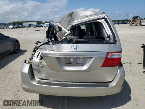 2006 Honda Odyssey LX с VIN 5FNRL38236B043862, выставлен на аукционе Copart как лот 52404045 с пробегом 167 669 миль миль и Списание • Salvage title. История ставок и продаж доступна на DreamBid. Изображение 6.