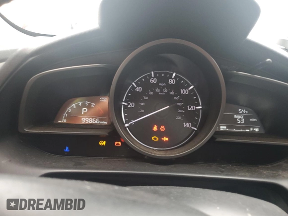 2018 Mazda CX-3 Sport z VIN JM1DKFB77J0312732, wystawiony jako Copart lot #45720065 z przebiegiem 99 866 mil mil oraz Szkoda całkowita • Salvage title. Historia ofert i sprzedaży dostępna na DreamBid. Obrazek 9.