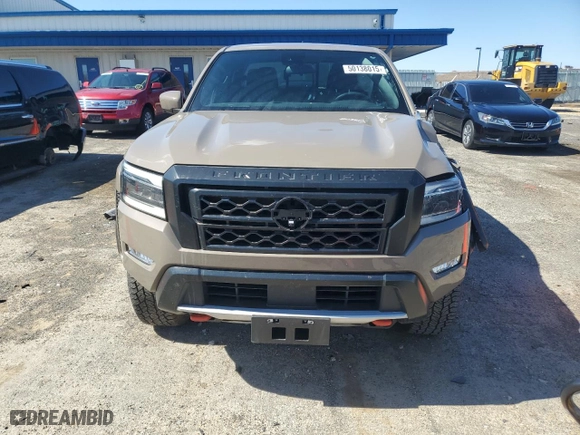 2024 Nissan Frontier PRO-4X with VIN 1N6ED1EK7RN610467, listed as a Copart auction lot 50138015 with 24,723 mi miles and Salvage Title. Bid and sale history available at carsss.com. Image 5.