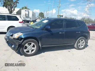 2003 Nissan Murano SL with VIN JN8AZ08T43W122455, listed as a IAAI auction lot 41560795 with 137,655 mi miles and . Bid and sale history available at carsss.com. Image 14.