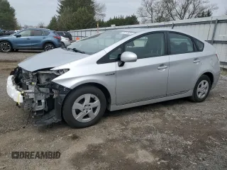 2011 Toyota Prius I with VIN JTDKN3DU5B1446618, listed as a Copart auction lot 51013525 with 179,001 mi miles and Salvage Title. Bid and sale history available at carsss.com. Image 1.