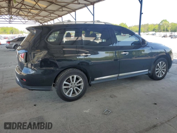 2016 Nissan Pathfinder S with VIN 5N1AR2MN9GC663650, listed as a Copart auction lot 52812415 with 174,287 mi miles and Salvage title. Bid and sale history available at DreamBid. Image 3.
