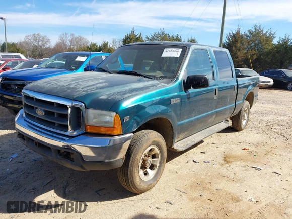 1999 Ford Super Duty F-250 XL with VIN 1FTNW21S2XEE10313, listed as a IAAI auction lot 41825300 with 150,619 mi miles. Bid and sale history available at carsss.com. Image 17.