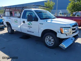2014 Ford F-150 XL with VIN 1FTNF1CF1EKE14801, listed as a IAAI auction lot 41254462 with 252,444 mi miles. Bid and sale history available at carsss.com. Image 1.