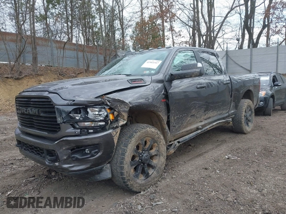 2020 Ram 2500 Big Horn with VIN 3C6UR5DL1LG261444, listed as a IAAI auction lot 41903347 with 56,693 mi miles. Bid and sale history available at carsss.com. Image 2.
