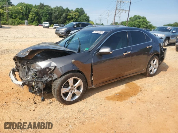 2010 Acura TSX with VIN JH4CU2F68AC027454, listed as a Copart auction lot 59365895 with 189,228 mi miles and Salvage title. Bid and sale history available at DreamBid. Image 1.