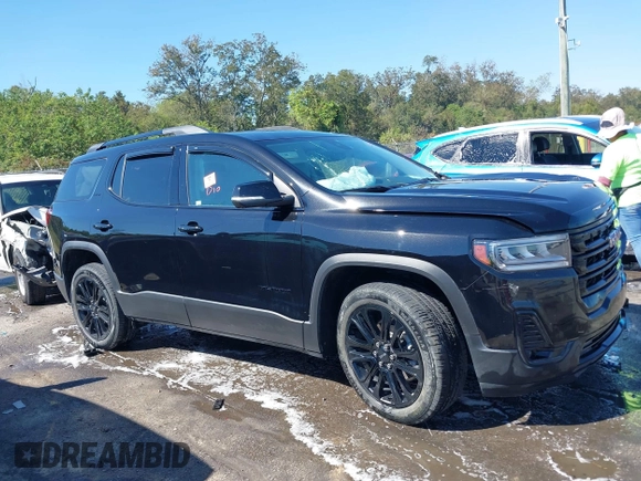 2022 GMC Acadia SLT with VIN 1GKKNMLS5NZ117143, listed as a IAAI auction lot 40665874 with 48,298 mi miles. Bid and sale history available at carsss.com. Image 13.