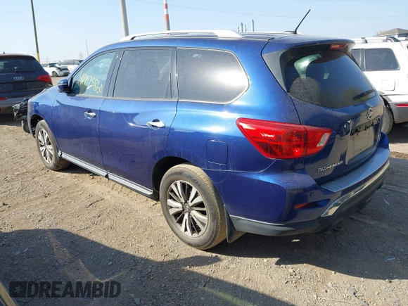 2017 Nissan Pathfinder SV with VIN 5N1DR2MM0HC695523, listed as a IAAI auction lot 42075860 with 156,725 mi miles and . Bid and sale history available at DreamBid. Image 3.