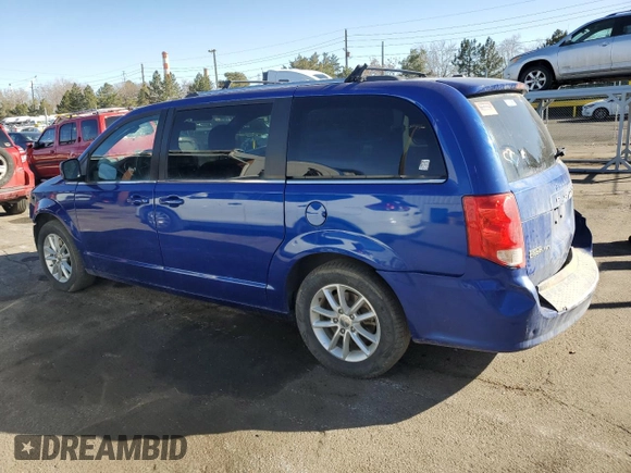 2019 Dodge Grand Caravan SXT with VIN 2C4RDGCG0KR699507, listed as a Copart auction lot 47245015 with 100,034 mi miles and Salvage Title. Bid and sale history available at carsss.com. Image 2.