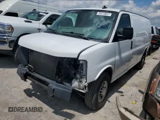 2021 Chevrolet Express Cargo with VIN 1GCWGAF74M1188330, listed as a Copart auction lot 62999155 with 244,155 mi miles and Clean title. Bid and sale history available at DreamBid. Image 1.