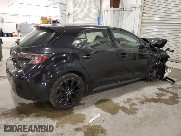 2021 Toyota Corolla SE with VIN JTND4MBE9M3122359, listed as a Copart auction lot 77909354 with 53,805 mi miles and Salvage Title. Bid and sale history available at DreamBid. Image 3.