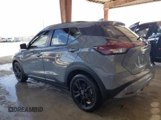 2023 Nissan Kicks SR with VIN 3N1CP5DV8PL567634, listed as a Copart auction lot 50966835 with 36,939 mi miles and Salvage Title. Bid and sale history available at carsss.com. Image 2.