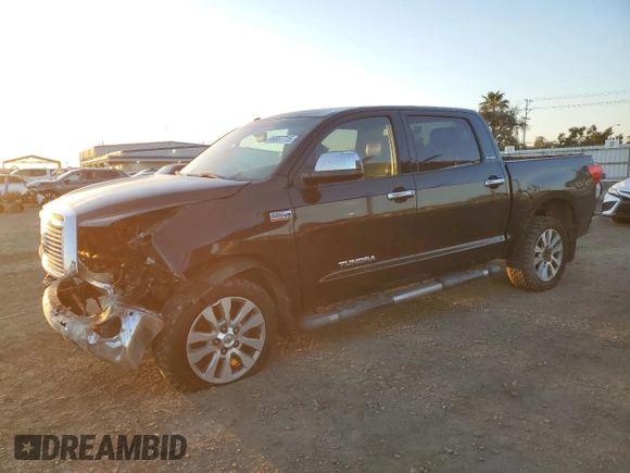 2012 Toyota Tundra 4WD Truck LTD with VIN 5TFHY5F1XCX242301, listed as a Copart auction lot 46857715 with 277,716 mi miles and Salvage Title. Bid and sale history available at carsss.com. Image 1.